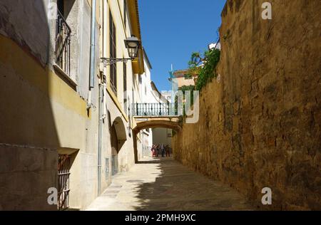 Palma de Mallorca, Spanien, -30. März 2023. Straße in der Nähe der Banys Arabs in Palma, Mallorca Stockfoto
