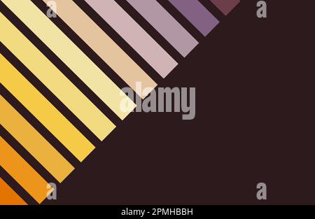 Vintage-Farben Verlaufsstreifen Hintergrundbanner. Vektordarstellung. Stock Vektor