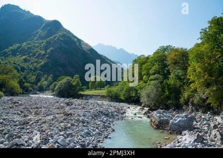 Valbona bei Margej, albanische Alpen, Albanien Stockfoto