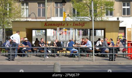 Konnopke's Imbiss, Schoenhauser Allee, Prenzlauer Berg, Berlin, Deutschland Stockfoto