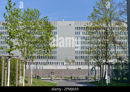 Neues Gebäude, BND-Hauptsitz, Chausseestraße, Mitte, Berlin, Deutschland Stockfoto