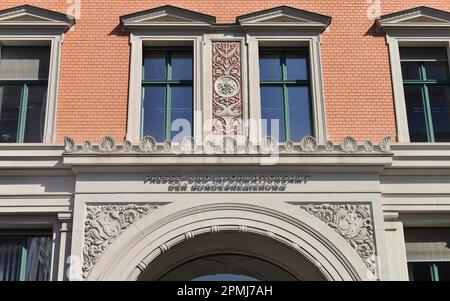 Presse- und Informationsamt der Bundesregierung, Dorotheenstraße, Mitte, Berlin Stockfoto