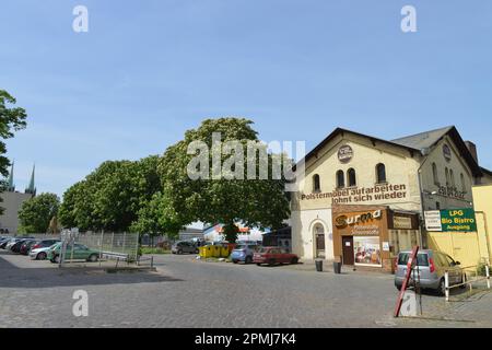 Dragoner-Areal, Mehringdamm, Kreuzberg, Berlin, Deutschland Stockfoto