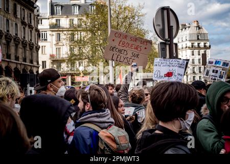 Gerard Cambon / Le Pictorium - 12. Protesttag gegen das Rentengesetz - 13/4/2023 - Frankreich / Paris / Paris - Protest gegen das Rentengesetz Stockfoto