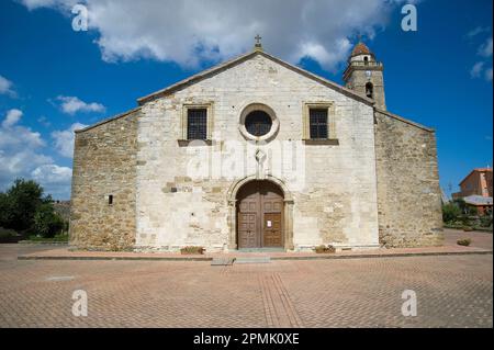 Kirche San Giacomo, Mandas, ein historisches Dorf in der Region Sarcidano, Sardinien, Italien Stockfoto