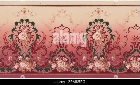 Frieze (USA); maschinenbedrucktes Papier; 92 x 49 cm (36 1/4 x 19 5/16 Zoll) Stockfoto