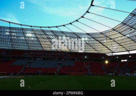 BayArena, Leverkusen, GER, Bayer 04 Leverkusen vs. Union Saint-Gilloise, Fussball, UEFA Europa League, Viertelfinale, Hinspiel, Spielzeit 2022/2023, 13.04.2023 Kredit: Ant Palmer/Alamy Live News Stockfoto