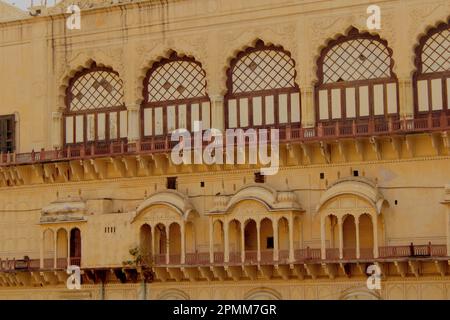 Alwar, Rajasthan 16. Januar 2023: Stadtpalast von Alwar Stockfoto