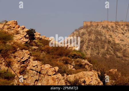 Alwar, Rajasthan 16. Januar 2023: Stadtpalast von Alwar Stockfoto