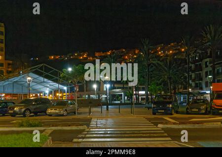 San Sebastian de la Gomera - die größte Stadt und der größte Hafen in La Gomera, Kanarische Inseln. Stockfoto