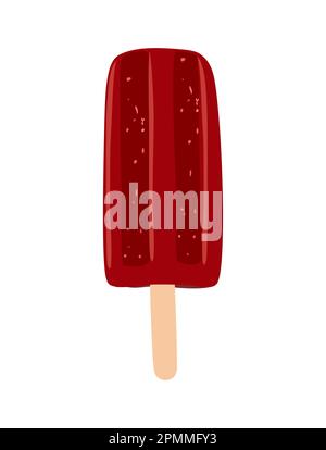 Eiscreme-Beerenobst-Eis-Eis-Vektor. Stock Vektor