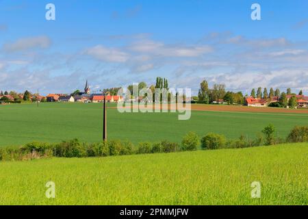 Dies ist eines der Dörfer in der Nähe von Paris, Frankreich, in der Region, die Ile-de-France genannt wird. Stockfoto
