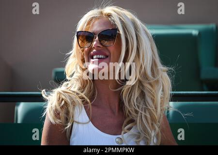 Roquebrune-Cap-Martin, Frankreich, Frankreich. 12. April 2023. Victoria SILVSTEDT am 4. Tag des Rolex Monte-Carlo Masters 2023, ATP Masters 1000 Tennis Turnier im Monte-Carlo Country Club am 12. April 2023 in Roquebrune-Cap-Martin, Frankreich. (Kreditbild: © Matthieu Mirville/ZUMA Press Wire) NUR REDAKTIONELLE VERWENDUNG! Nicht für den kommerziellen GEBRAUCH! Stockfoto