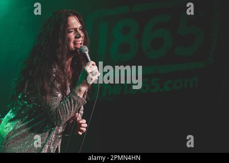 Sari Schorr auf der 1865 in Southampton, April 2023 Stockfoto