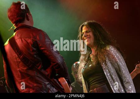 Sari Schorr auf der 1865 in Southampton, April 2023 Stockfoto