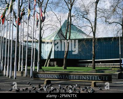 England. Nach London. Kensington. Das Commonwealth-Institut. (Foto: 2000). Stockfoto