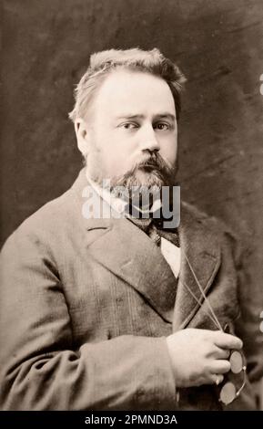 Porträt Von Emile Zola Stockfoto