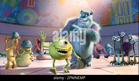 Monsters, Inc Mike & Sullivan Stockfoto