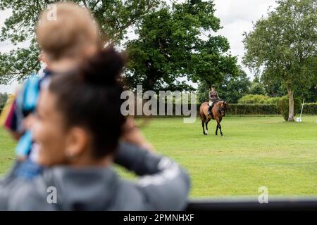 Das Al Shira'aa Hickstead Derby Meeting Horse Trails in Hickstead Stockfoto