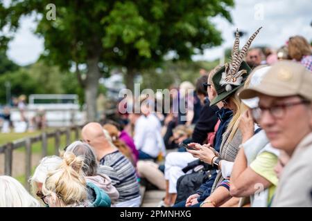 Das Al Shira'aa Hickstead Derby Meeting Horse Trails in Hickstead Stockfoto