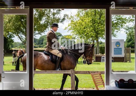 Reitwege bei Hickstead Stockfoto
