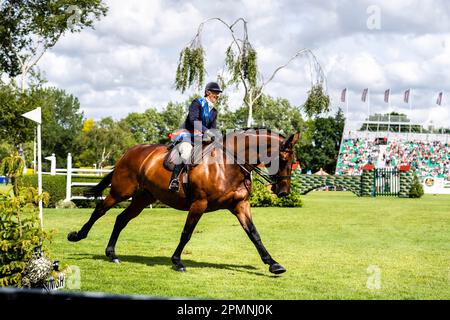 Das Al Shira'aa Hickstead Derby Meeting Horse Trails in Hickstead Sommer 2022 Stockfoto