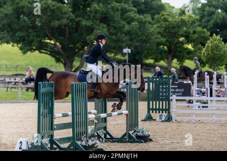 Reitwege bei Hickstead Stockfoto