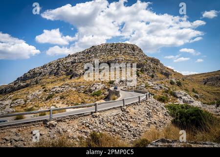 Straße nach Sa Calobra in den Tramuntana Mountains, Mallorca Stockfoto