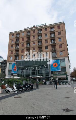 Eataly Milano Smeraldo-Gebäude in Mailand. Stockfoto