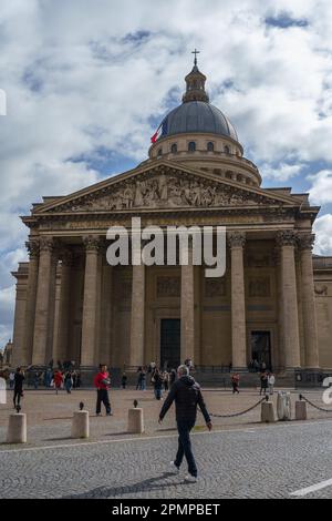 Pantheon im Frühling. Paris, Frankreich. 24. März 2023. Stockfoto