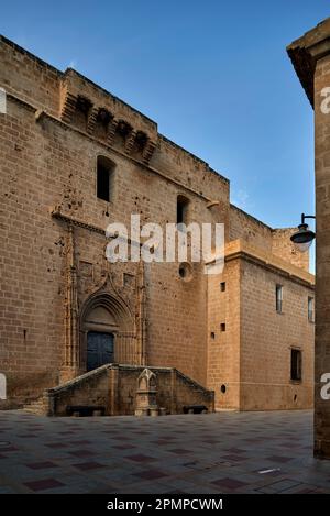 Parroquia de San Bartolomé auf dem Kirchplatz von Javea, Xabia, Provinz Alicante, Gemeinschaft Valencia, Spanien, Europa Stockfoto