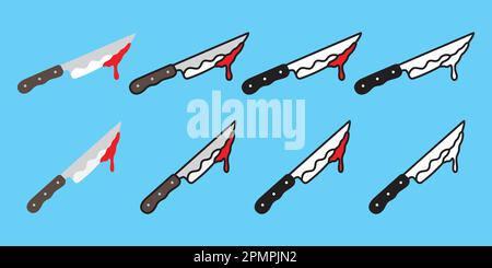 Messer Vektor Koch Koch Symbol Logo Kochen Küche Illustration Stock Vektor