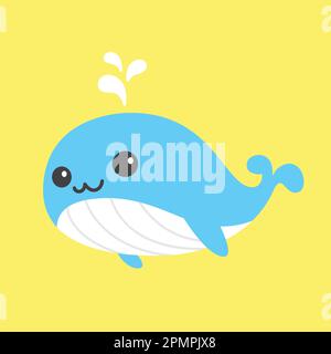 Wale Vektor Delphinfisch Symbol Logo Cartoon Doodle Illustration Stock Vektor