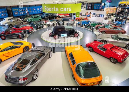 Warwickshire, Vereinigtes Königreich - märz 08 2023: British Motor Museum Stockfoto