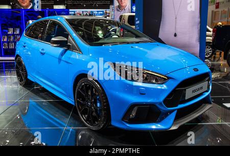 Ford Focus RS auf der IAA Motor Show in Frankfurt. Deutschland - 12. September 2017 Stockfoto