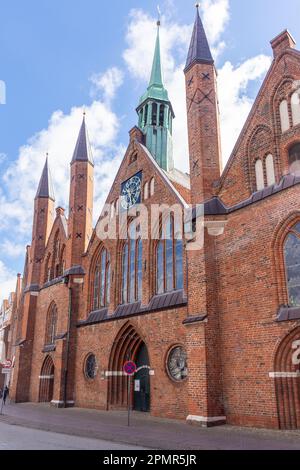 Heiligen-Geist-Krankenhaus des 13. Jahrhunderts, Koberg, Lübeck, Schleswig-Holstein, Bundesrepublik Deutschland Stockfoto