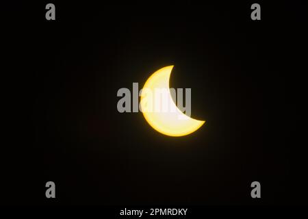 Sonnenfinsternis 2015 Stockfoto