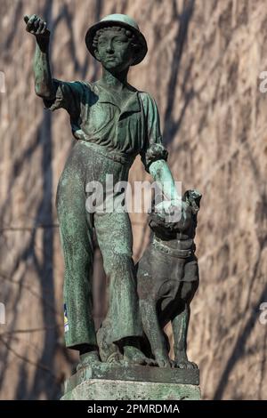 Quedlinburg Shepherd's Fountain Stockfoto