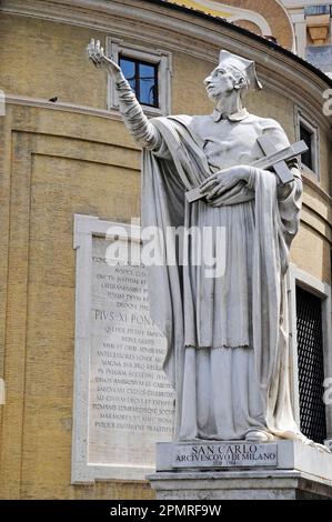 San Carlo, Denkmal, Kirche, San Carlo al Corso, Piazza Augusto Imperatore, Platz, Rom, Latium, Italien Stockfoto