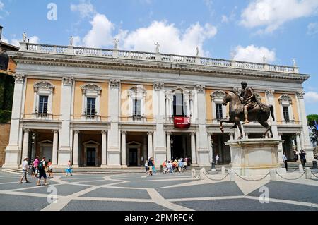 Musei Capitolini, Kapitolinische Museen, Museum, Piazza del Campidoglio, Kapitolsplatz, Rom, Latium, Italien Stockfoto