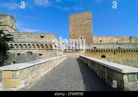 Castello Normanno Svevo, Schloss, Museum, Bari, Apulien, Italien Stockfoto