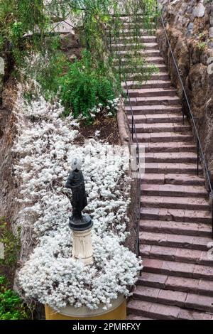 Cerro Santa Lucia Park, Gründungsort von Santiago, Chile Stockfoto