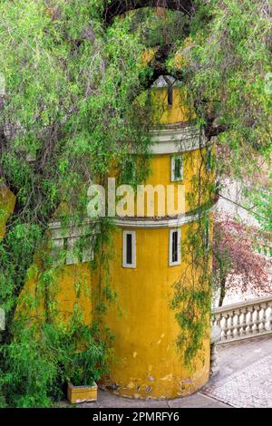 Cerro Santa Lucia Park, Gründungsort von Santiago, Chile Stockfoto