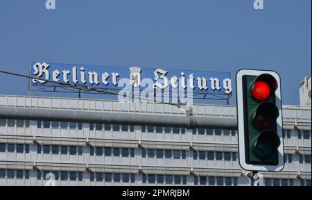 Berliner Verlag, Berliner Zeitung, Karl-Liebknecht-Straße, Alexanderplatz, Mitte, Berlin, Deutschland, Europa Stockfoto