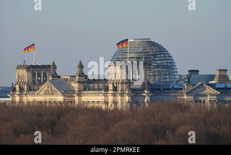 Reichstag, Tiergarten, Berlin, Deutschland Stockfoto