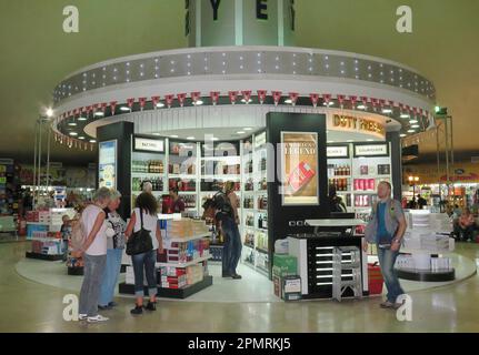 Shop, Duty Free, Flughafen, Hurghada, Ägypten Stockfoto