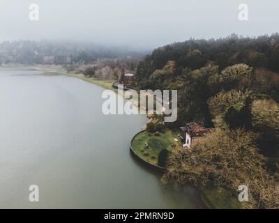 Capela de Nossa Senhora das Vitórias in Sao Miguel auf den Azoren Stockfoto