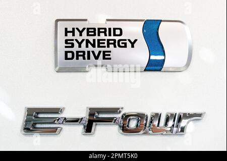 Odaiba, Tokio, Japan, Toyota Showcase Mega Web Palette Town - 2. Januar 2020: Toyota Pr Stockfoto
