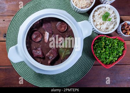 Brasilianische Feijoada Stockfoto