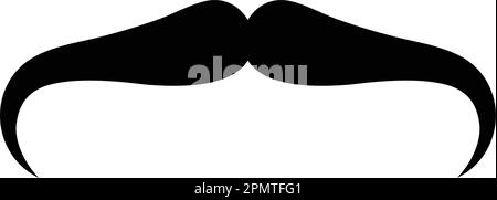 Schnurrbart Icon vektor Illustrationsdesign Stock Vektor